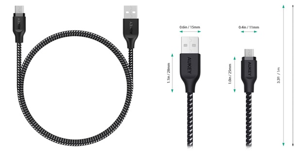 cable Aukey cb-Am2 2m