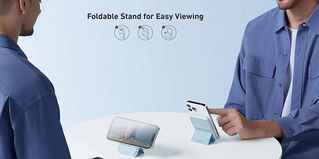 foldable stand for easy viewing