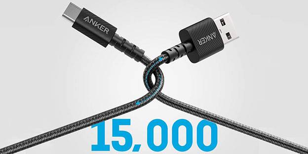 Anker A8023 1.8m - کابل USB به USB-C انکر مدل Anker A8023 طول 1.8 متر