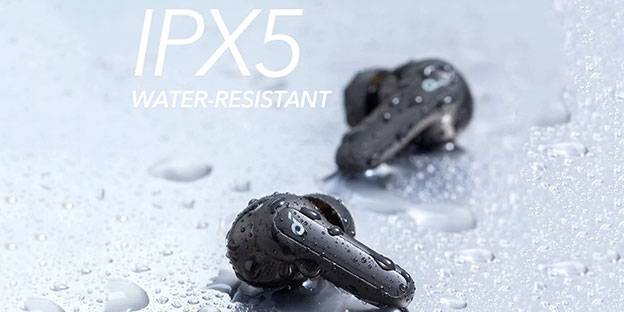 water-resistant IPX5