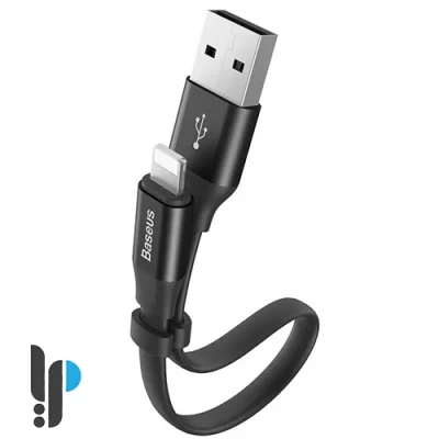 کابل ۲۳ سانتی متری تبدیل USB به Lightning بیسوس مدل Baseus Nimble Portable CALMBJ