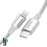 کابل شارژ USB-C به لایتنینگ یوگرین مدل Ugreen US304 طول 1 متر