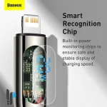 قیمت کابل شارژ 1 متری Type-C به لایتنینگ بیسوس مدل Baseus Display CATLSK