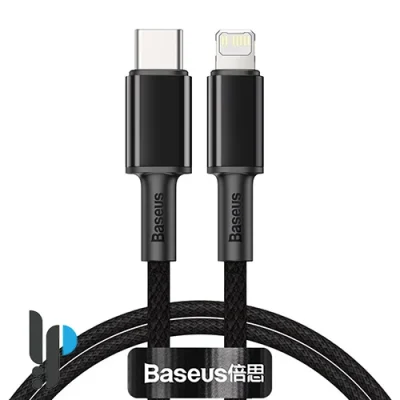 کابل شارژ 2 متری Type-C به لایتنینگ بیسوس مدل Baseus High Density Braided CATlGD-A