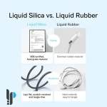 خرید و قیمت کابل شارژ 2 متری USB به Type-C بیسوس مدل Baseus Jelly Liquid Silica Gel CAGD0101