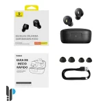 خرید و کاربرد هدفون بلوتوثی بیسوس Baseus Bowie E18 مدل A00023800