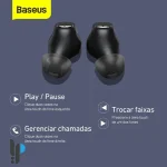 کاربرد هدفون بلوتوثی بیسوس Baseus Bowie WM01 مدل NTGW3700