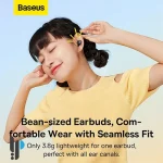 کاربرد هدفون بلوتوثی بیسوس Baseus Bowie WM02 مدل NTGW3702