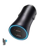 شارژر فندکی 40 وات بیسوس مدل Baseus Golden Contactor Pro CGJP000