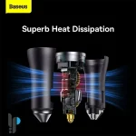 قیمت و خرید شارژر فندکی 40 وات بیسوس مدل Baseus Golden Contactor Pro CGJP000