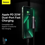 خرید محصول شارژر فندکی 40 وات بیسوس مدل Baseus Golden Contactor Pro CGJP000