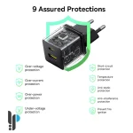 خرید و قیمت شارژر دیواری 20 واتی بیسوس مدل Baseus Palm P10111608