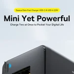 قیمت و خرید شارژر دیواری 20 واتی بیسوس مدل Baseus Palm P10111608