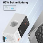 خرید هاب شارژر 5 پورت 65 وات بیسوس مدل PSLR000301