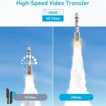 خرید کابل HDMI انکر مدل A8742 طول 1.8 متر کیفیت 8K