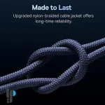 قیمت و خرید کابل شارژ 1 متری TYPE-C بیسوس مدل TUNGSTEN GOLD 100W