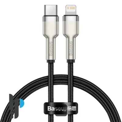 کابل شارژ 1 متری Type-C به لایتنینگ بیسوس مدل Baseus Cafule