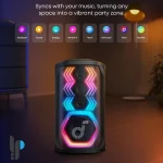 ابعاد اسپیکر بلوتوثی 200 وات انکر مدل anker rave 3S A31A3