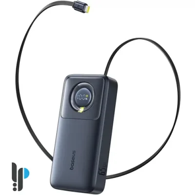 پاوربانک 65 واتی بیسوس مدل Baseus Free2Pull P10073700 ظرفیت 20000 میلی‌ آمپر با کابل Type-C