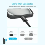 مشخصاتکابل شارژ Type-C انکر مدل Anker Zolo A8060 240w طول 1 متر