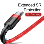 خرید کابل شارژ USB به MicroUSB بیسوس مدل Baseus KAMKLF-B طول 1 متر