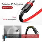 قیمت کابل شارژ USB به MicroUSB بیسوس مدل Baseus KAMKLF-B طول 1 متر