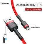 خرید و قیمت کابل شارژ USB به MicroUSB بیسوس مدل Baseus KAMKLF-B طول 1 متر