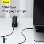 مشخصات کابل شارژ 1 متری Type-C بیسوس مدل Baseus Dynamic 4 P10381400121