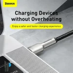 کابل شارژ 1 متری Type-C بیسوس CatJK-C